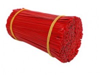 100mm RED Twistems (Pack/1000)