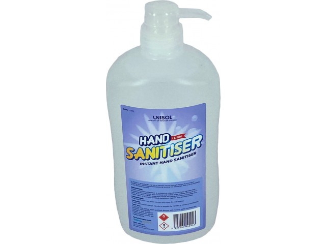 Gel Hand Sanitiser UNISOL (1L Pump Bottle)