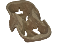 2 Cup Moulded Fibre Carrier Tray (Sleeve/50)