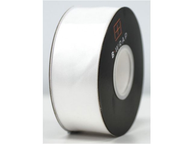 38mm White Satin Ribbon (Double Sided) 