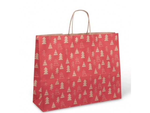 #22 Christmas Tree Print (Landscape) Paper Bag Bundle/10