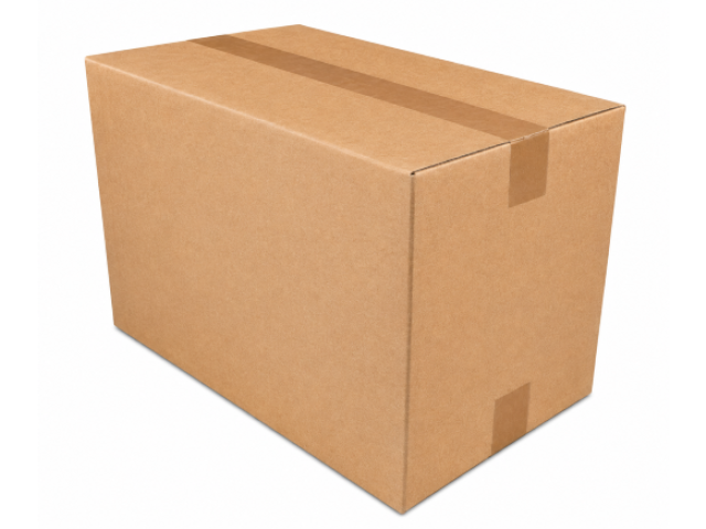E Cardboard Box