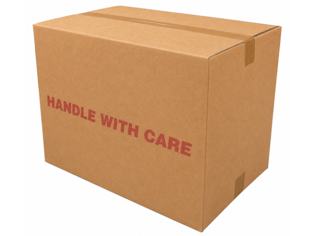 Z Cardboard Moving Box (Handle with Care)