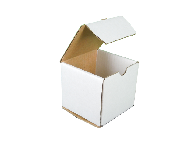 Cube Hinged Lid Cardboard Box
