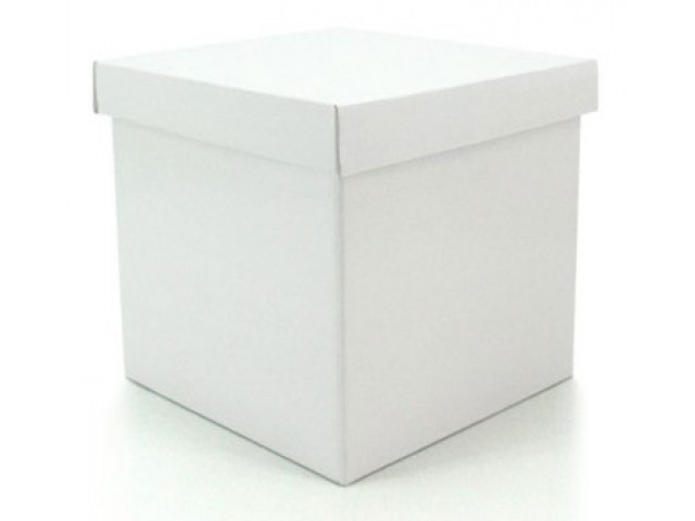 **12 Packs Left** Gift Box & Lid  (Gloss) White Pack/10