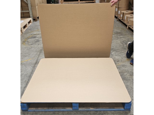 Cardboard Pallet Layer Rounded Edges