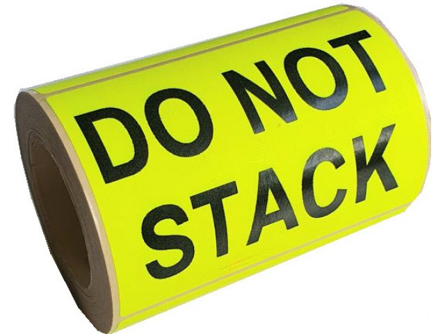 DO NOT STACK - Black on Radiant Yellow Roll/250