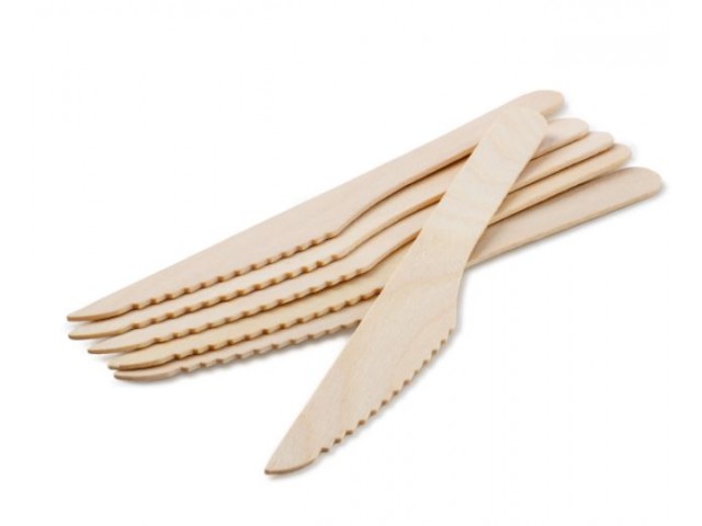 Wooden (Sustainable) Cutlery (Packs/100) - Knife