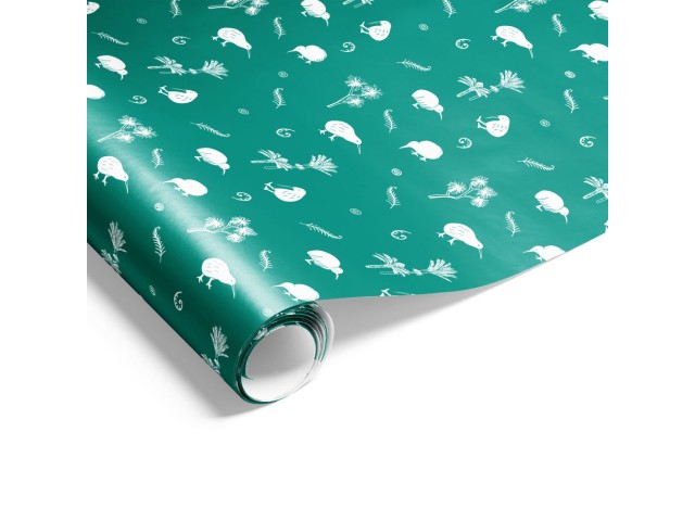 Gift Wrap Little Kiwi Jade Wrap
