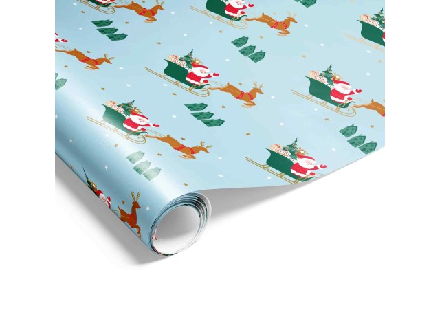 Gift Wrap Santas Sleigh
