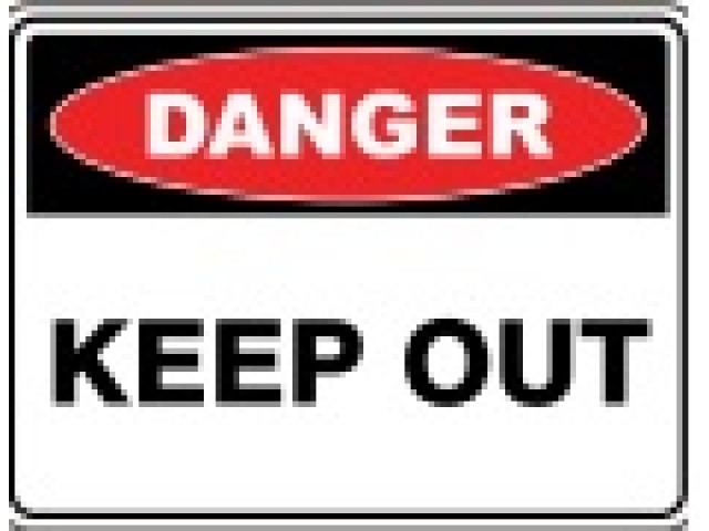 H&S Sign "Danger" Keep Out