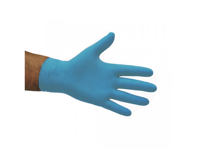 Blue Nitrile 345 Gloves Medical Grade