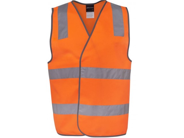 Hi Vis Safety Vest (Velcro Close) Day & Night - ORANGE