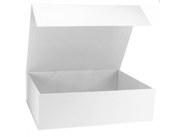 Magnetic Close Gift Box X-Large (Rectangular) WHITE