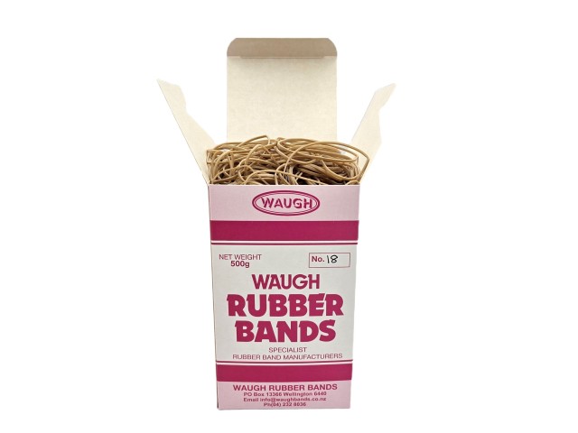 No 18 Rubber Bands (500G Box) 