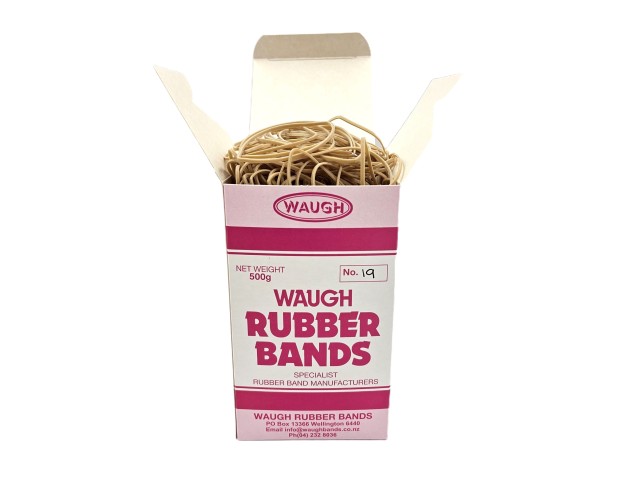 No 19 Rubber Bands (500G Box) 