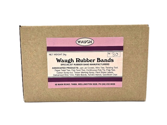No 30  Rubber Bands (2KG Box)