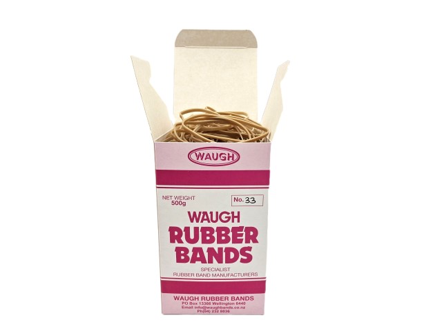 No 33 Rubber Bands (500G Box) 