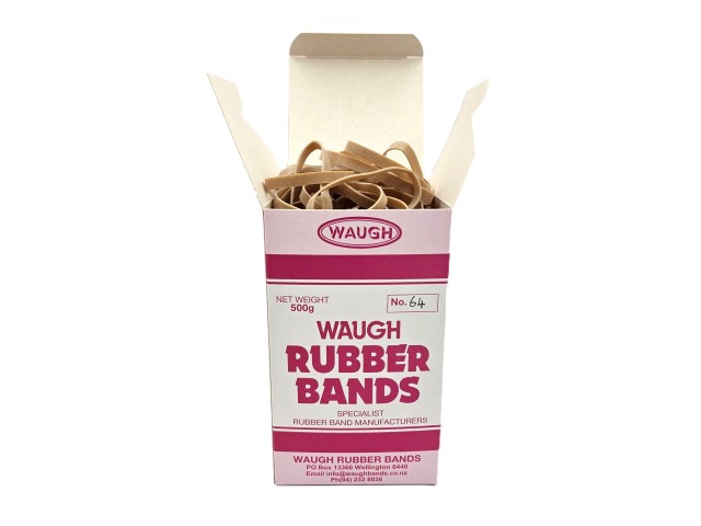No 64 Rubber Bands (500G Box) 