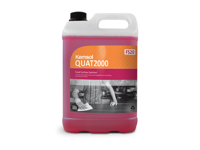Quat 2000 Food Surface Sanitiser (Food Grade) 5L