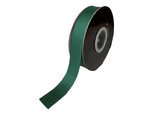 Ribbon Grosgrain 22mm x 30m Hunter Green