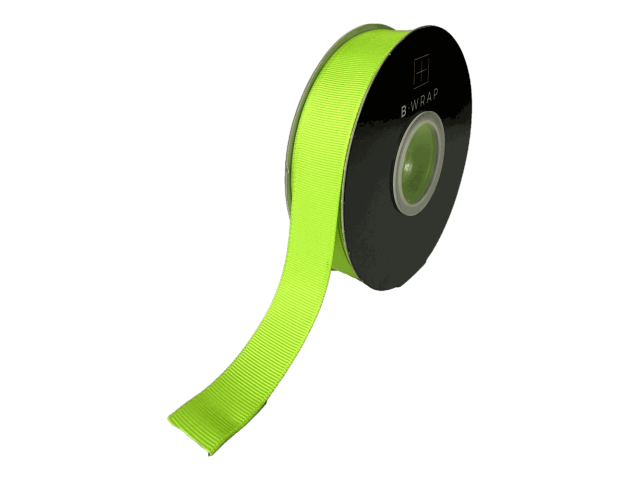 Ribbon Grosgrain 22mm x 30m Lime