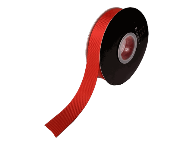 Ribbon Grosgrain 22mm x 30m Red