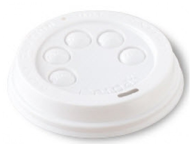 Secure Lid (with Buttons) for 8oz Ripple Cup (Carton/1000)