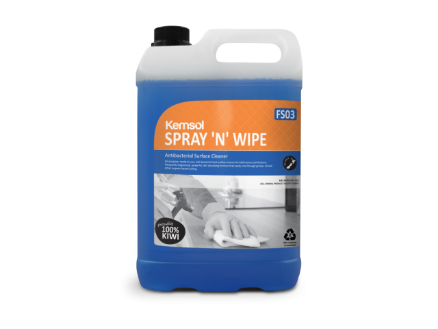 Spray n Wipe Antibacterial Cleaner 5L (FS03)