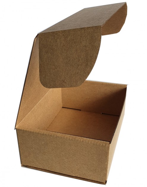 Kraft RECTANGLE D/C Box 275x206x103 Hinged Lid › Packaging Products