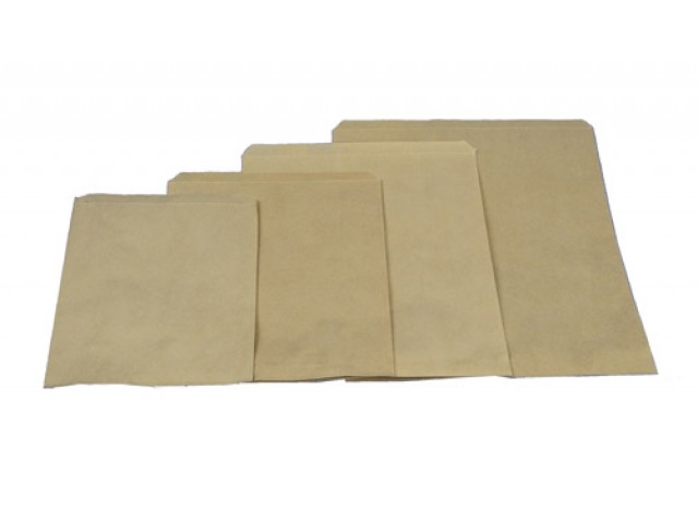 No 5 Flat Brown Paper Bag (Pack/500)