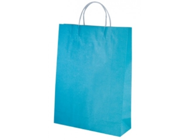 Twist Handle Paper Bag BLUE Carton/250