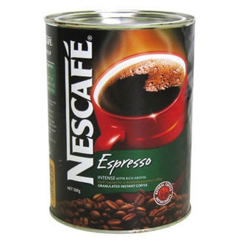 Nescafe Espresso Coffee 500gr Tin › Packaging Products