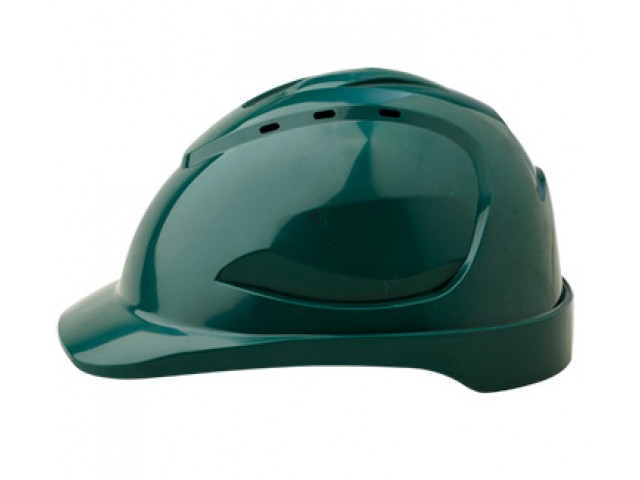 V9R Vented Hard Hat with Ratchet Harness GREEN