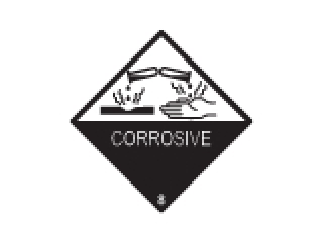 Corrosive 8 - Shipping Labels Roll/500
