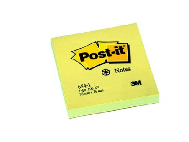 3M Yellow Post-it Sticky Notes (100 Sheets)