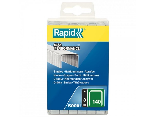 Rapid 140 Series Staples 8mm (5000/Box)