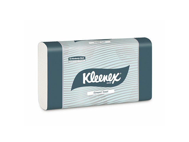 Kleenex Compact Paper Hand Towels 4440 Carton/24 Packs